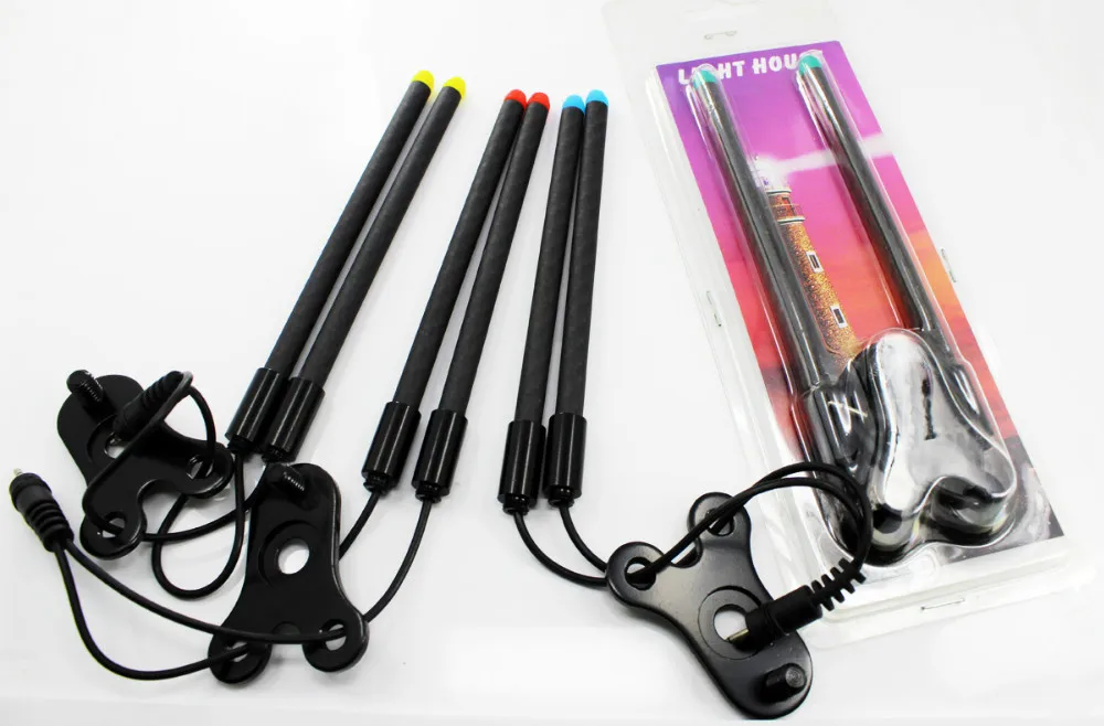 

4 PC Jack-Plug Snag Bars/ Light House Two LEDs Illumination for bite alarm