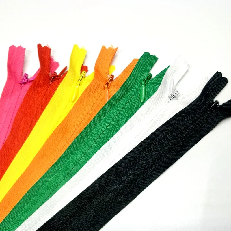 HL 2pcs 50CM 3 Invisible Close End Nylon Zippers Bags Garment Home