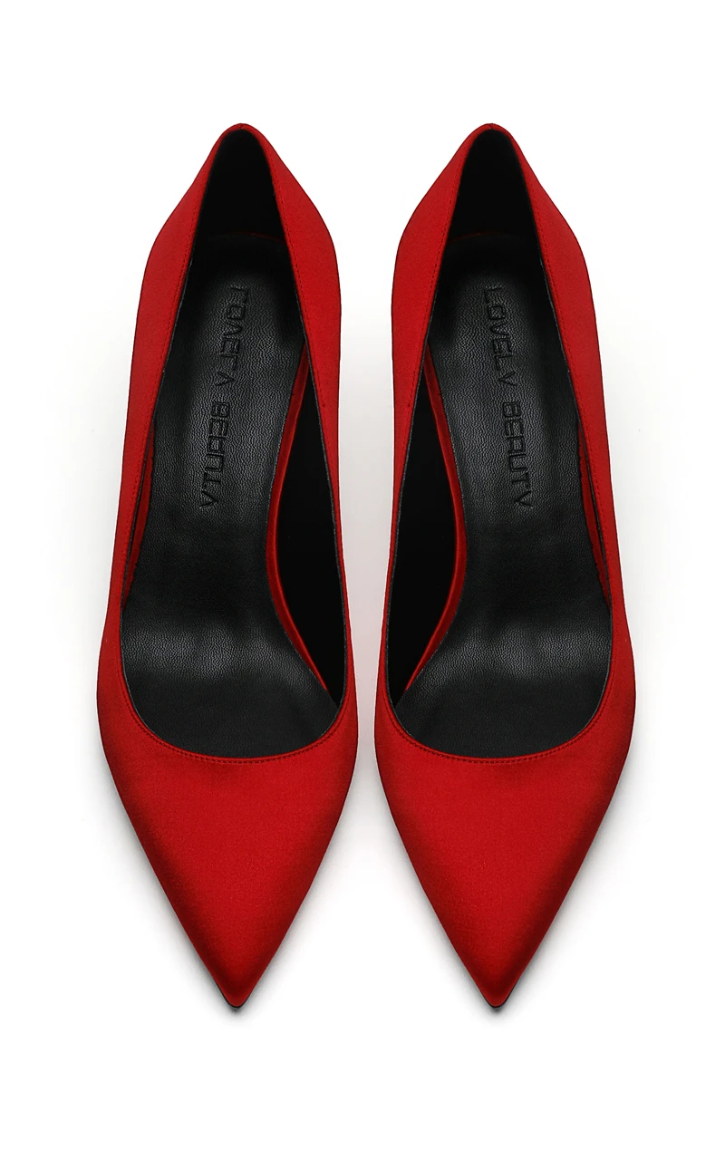 Горячая Распродажа, брендовые новые женские туфли-лодочки с острым носком, туфли на тонком высоком каблуке 6 см, шелковые женские пикантные модные офисные туфли OL F0056