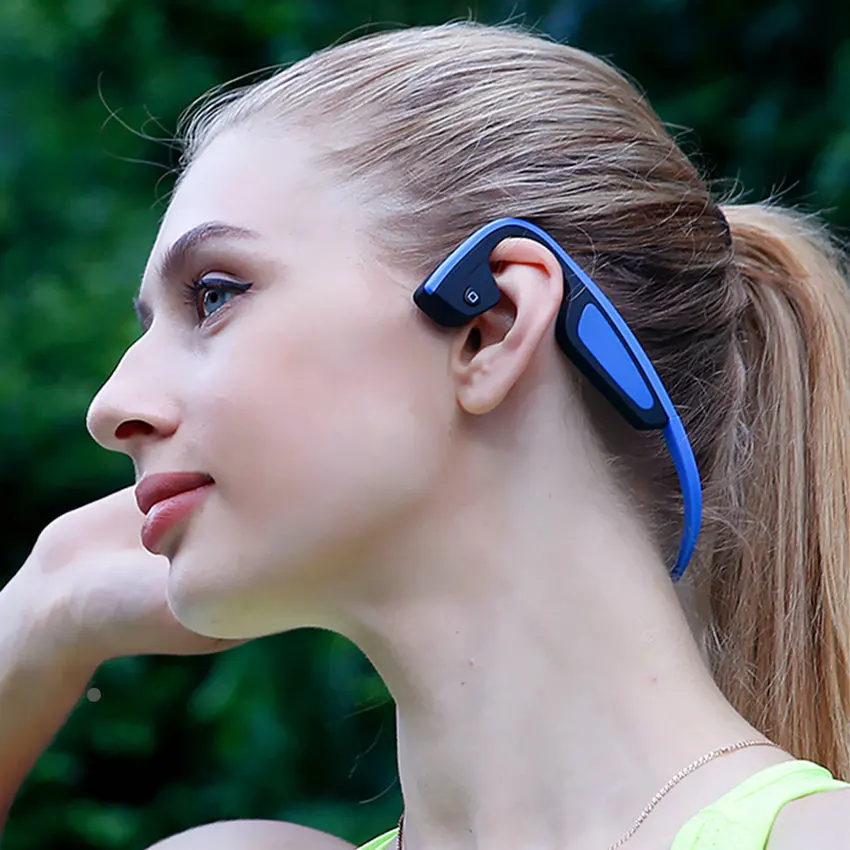 Спортивные беспроводные Bluetooth наушники с открытым ухом и костной проводимостью
