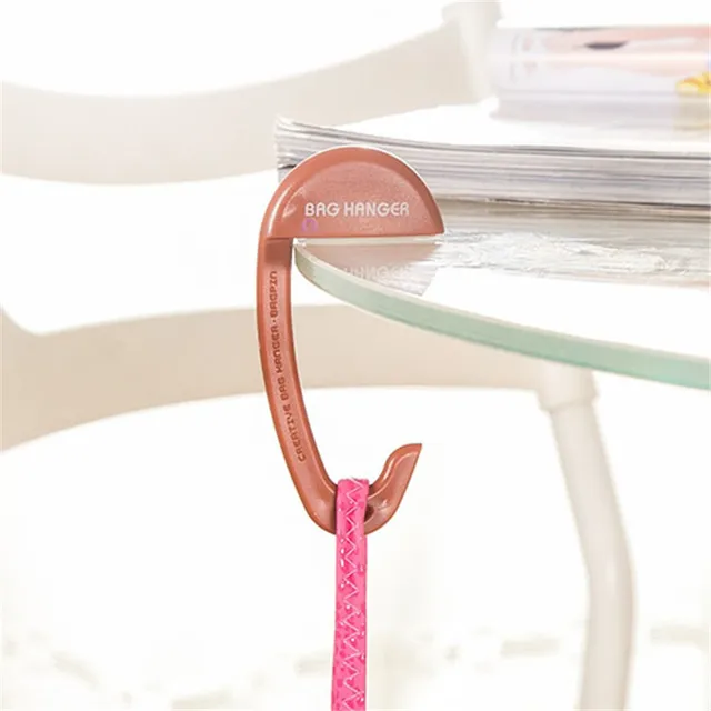 Travel Portable Plastic Bag Hook For Hanging Decorative Table Purse Travel Portable Plastic Bag Hook For Hanging Decorative Table Purse Hooks Wall Hanger Holder Handbag