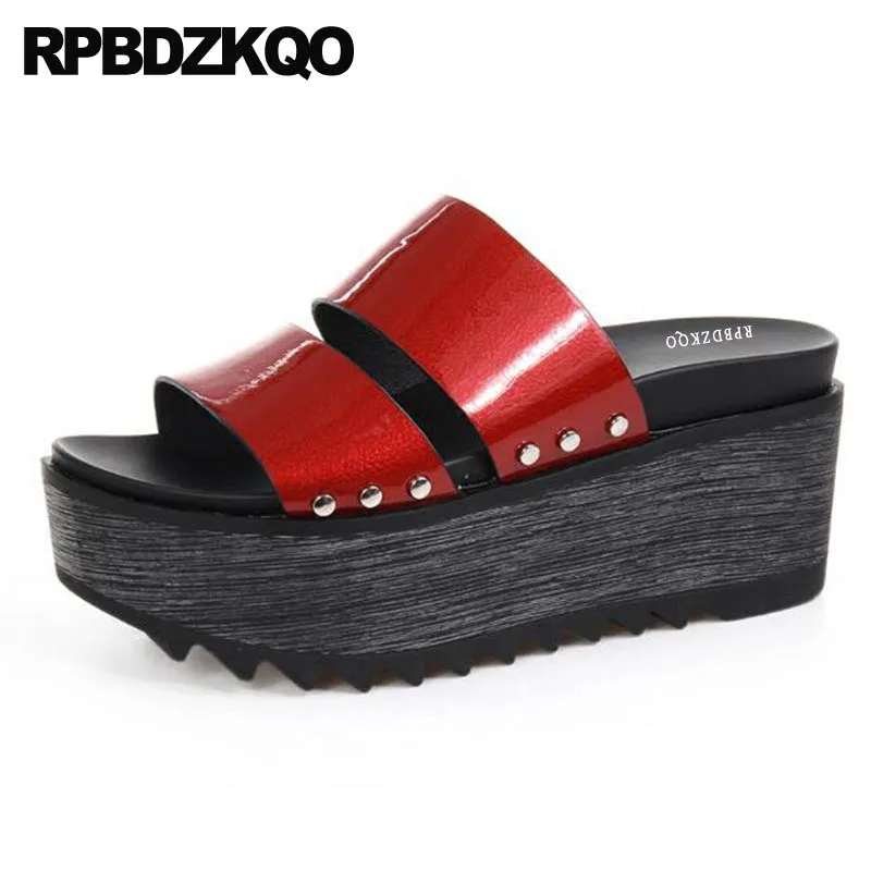 

Women Diamond Peep Toe Platform Wedge Sandals Summer Flatform Shoes Slides Slippers Korean Rhinestone Crystal High Heels Pumps