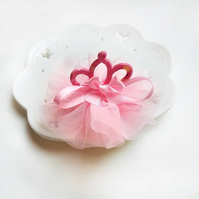 

New Children's Cartoon Flower Princess Headdress Hairpin Crown Girl Diadem Baby Hair Clips For Children Acessorio De Cabelo T