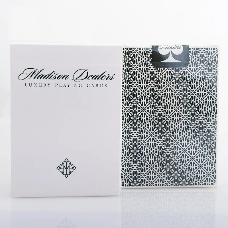 Koop Ellusionist Groen Rood Madison Dealers Speelkaarten Fiets Dek Mode Poker Magische Kaarten Close Up Goocheltrucs Props Gratis schip