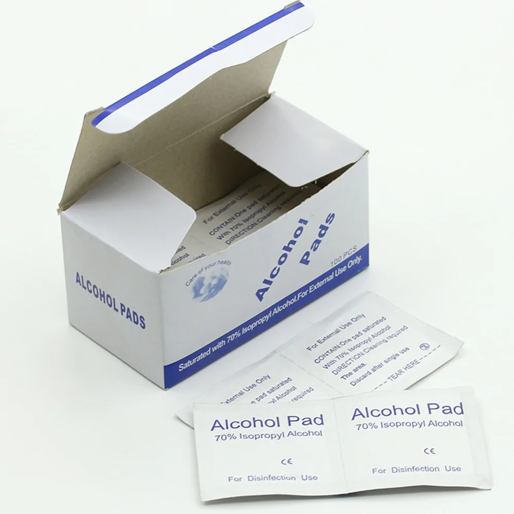 10 pcs Disinfect Alcohol Pad for Earrings Nose Ring Belly Ring Pendle