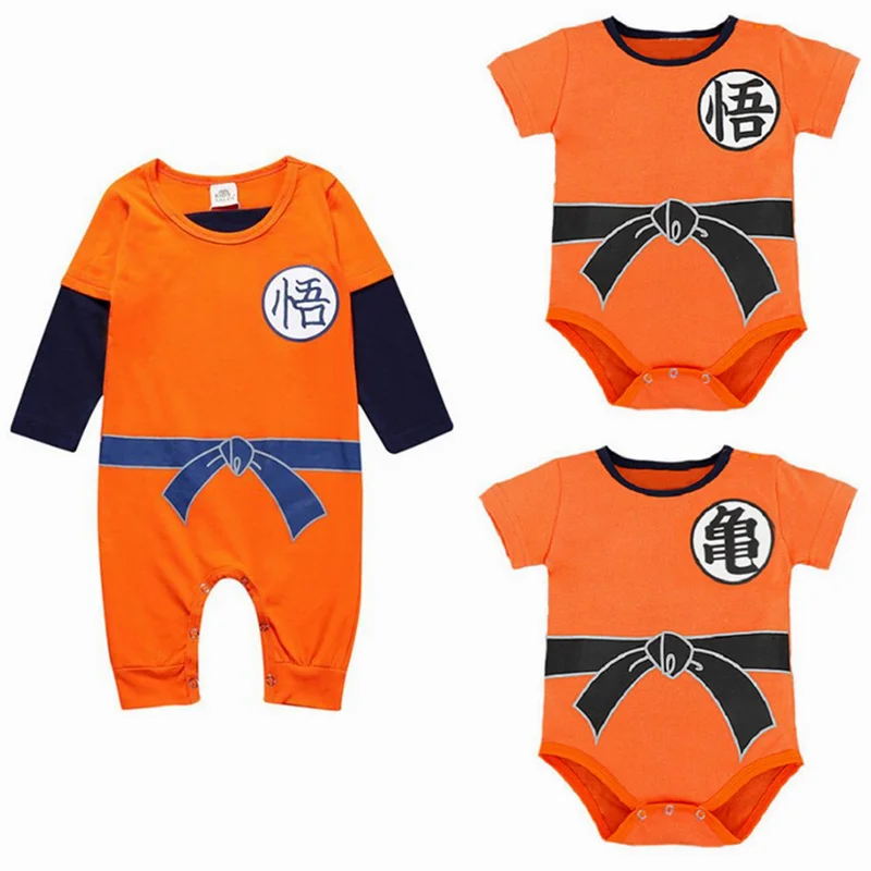 

Newest Dragon Ball Baby Rompers Spring Summer SON GOKU Baby Boy Clothes Newborn Girls Jumpsuit Infant Toddler Clothing Body Suit