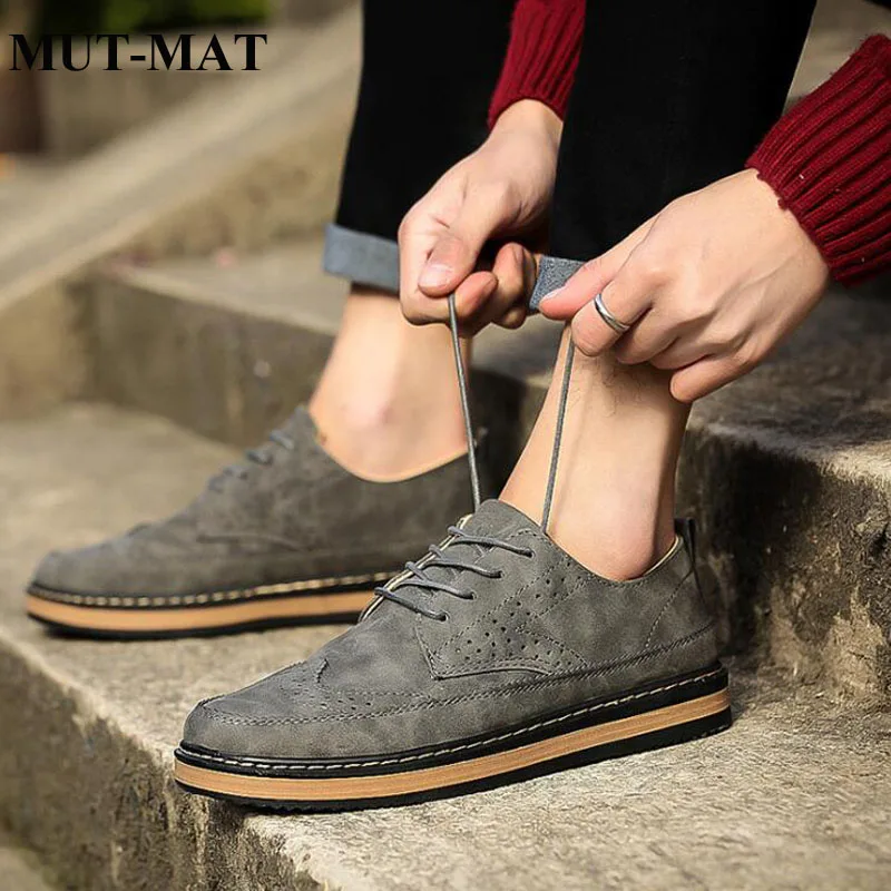 

New Peas Men's Tide Bullock Small Shoes British Style Summer Men's Sneakers Wild Tide Fashion Casual Low-top Footwear