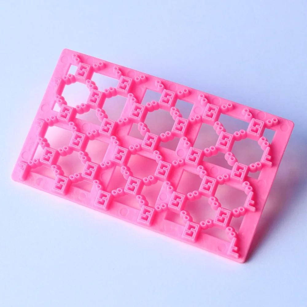 1PC Convenient Fondant Cake Embosser Cutter Icing Cup cake Embossing