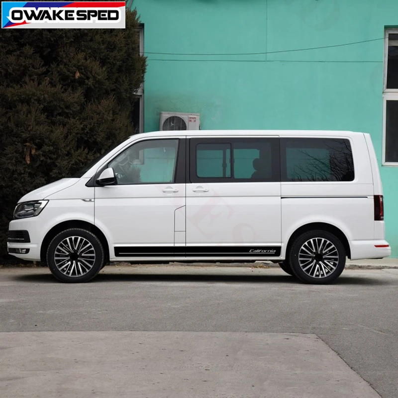 Автобус T4 T5 California 25 Edition боковые полосы стикер полный набор для Volkswagen Multivan Transporter Caravelle двери автомобиля Наклейка