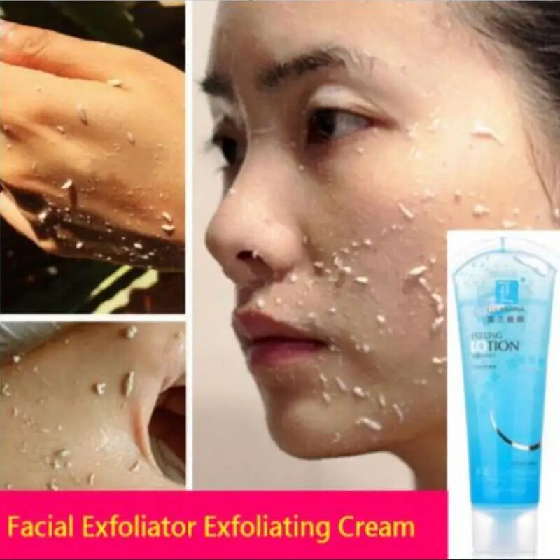

By DHL 100pcs Face Scrub Body Exfoliating Gel Dead Skin Remover Whitening Moist Deep Cleasing Skin Care Product