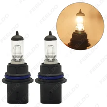 FEELDO 2 шт. автомобиля 9007 80 Вт 12 в белые галогенные лампы Автомобильные фары# CA2861