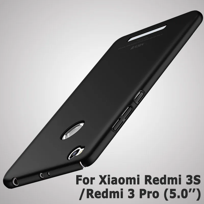 

Redmi 3S Case Cover Msvii Slim Matte Cases For Xiaomi Redmi 3 Pro Case Xaomi 3 s Hard PC Cover For Xiaomi Redmi 3S Pro Cases