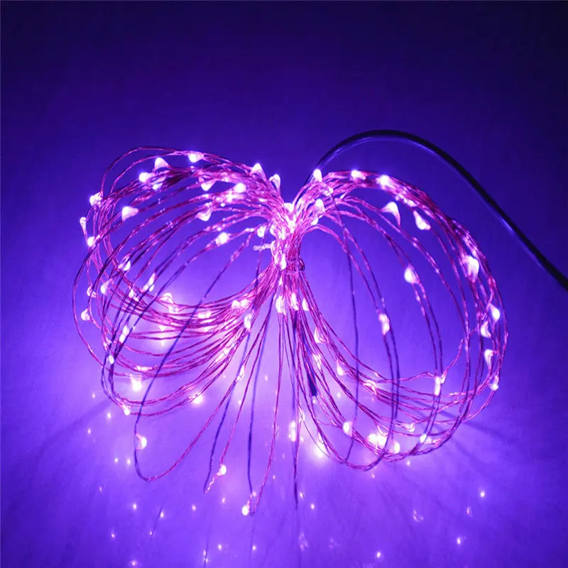 Extra Long 30m 300led Starry String Lights on a Flexible Copper Wire 7 colors choice Decor Lamp string lights set 40JA1123