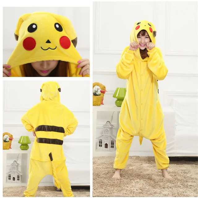 

Animal onesies shaun sheep design winter onepiece pajamas flannel kigurumi woman men onesies