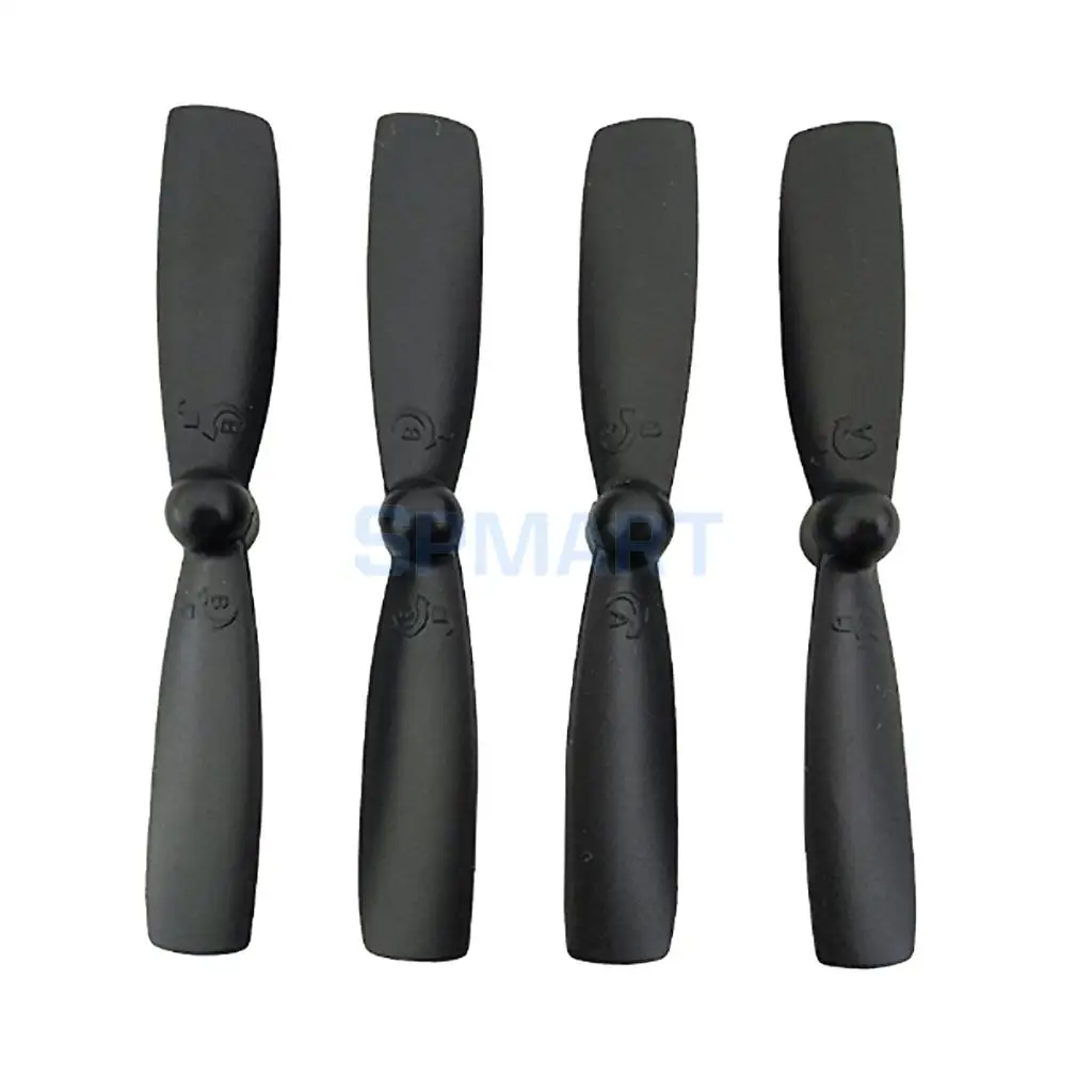 4pcs Black CW CCW Prop Propeller Spare Blade for MJX B3 Bugs 3 Mini RC Drone