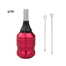 Новая высококачественная алюминиевая регулируемая татуировка с ЧПУ рукоятка для профессионального тату картридж иглы 32 мм красный