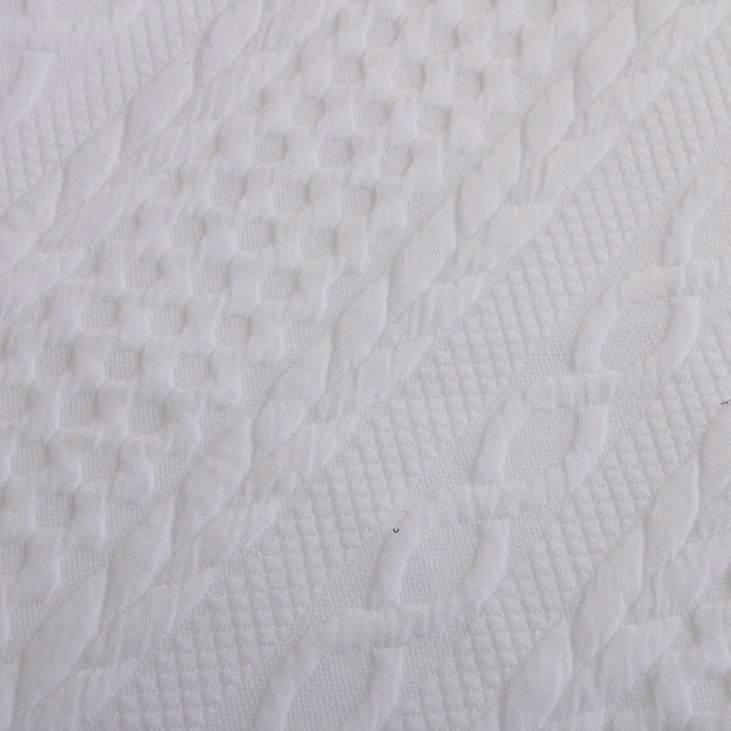 1 Meter 73 Inch Wide Woven Cable Knit Fabric Handmade Home Textile Cloth Fabric for Clothing Accessories Blanket Making