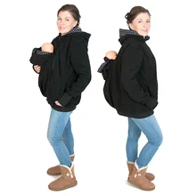 Long Sleeve Hoodies Sweatshirt Baby Carrier Maternity Clothes for Pregnant Women Kangaroo Zipper Coat Hoodies w/ Baby Carry Bag цена Long Sleeve Hoodies Sweatshirt Baby Carrier Maternity Clothes for Pregnant Women Kangaroo Zipper Coat Hoodies w/ Baby Carry Bag цены онлайн