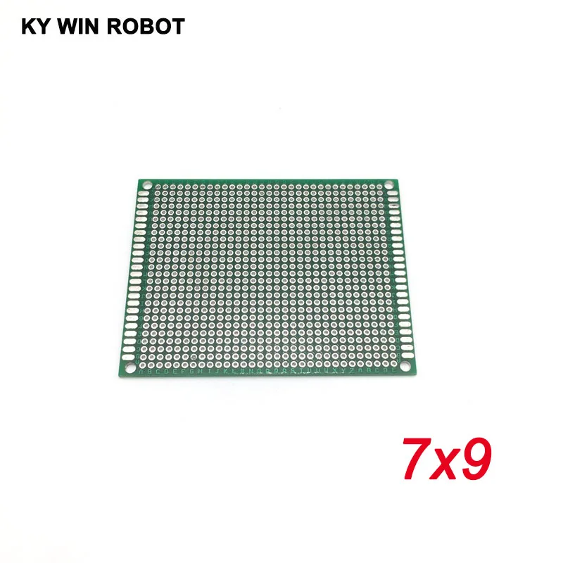 1 шт. 7x9 см 70x90 мм двухсторонний Прототип PCB универсальная печатная плата для Arduino