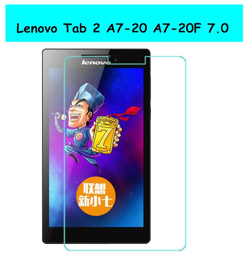 Для Lenovo Tab 2 A7 a7-20 a7-20f 7,0 Tablet utra-тонкий 0,26 мм 2.5D супер прозрачное премиальное закаленное стекло Экран протектор