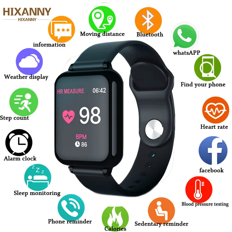 

AW4 Smart Watch Blood Pressure Oxygen Fitness Bracelet Watch Heart Rate Monitor IP67 Men Women Sport Smartwatch Men fashion
