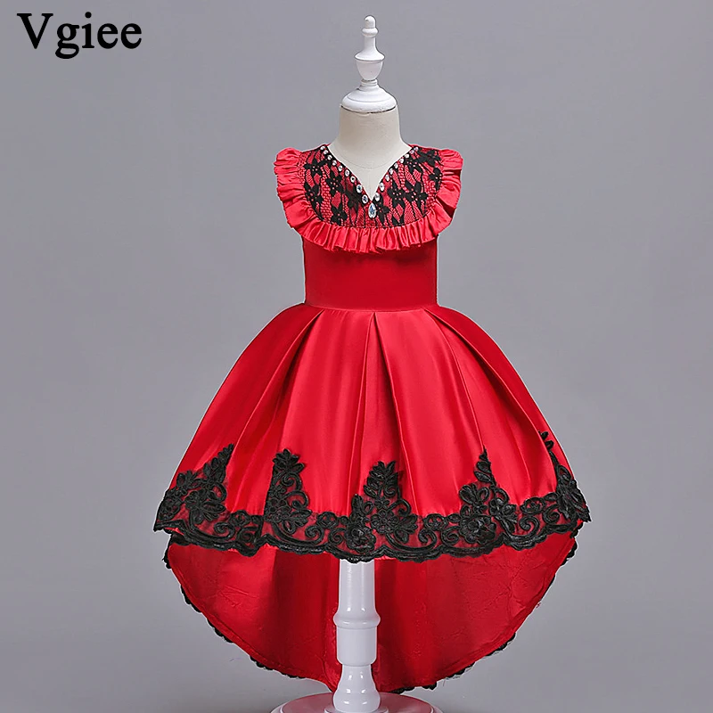 

Vgiee Kids Dresses For Girls Baby Party Princess Dress Floral Chlidren Dresses 2019 Christmas Dress Girl CC039
