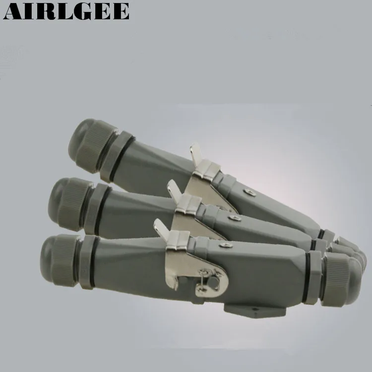 10A 400V HDC авиационный разъем PG11 прямоугольный сверхмощный 4Pin 5Pin с заземлением|earth