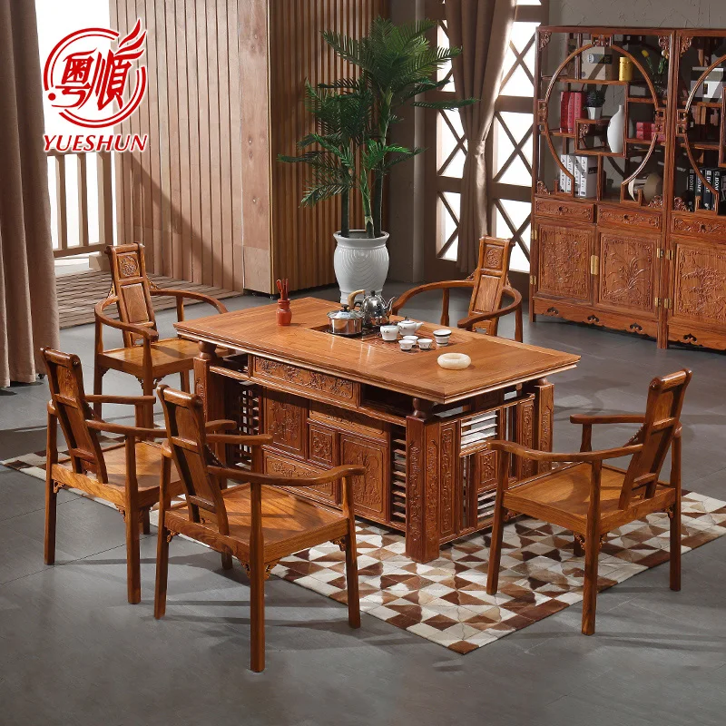 teaside Chinese rosewood coffee table antique furniture solid wood