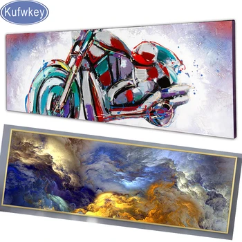 

large diamond embroidery abstract art 3d mosaic Diamond Embroidery full round square diamond pictures motorcycle living decor