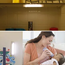 Алюминиевый сплав COB шкаф свет с магнитом для кемпинга шкаф спальня JDH99