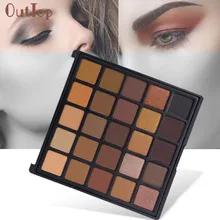 Косметический матовый кремовые тени для век палитра для макияжа с шиммером комплект 25 Цвет Красота девушка M23#19