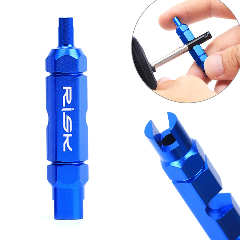 RISK Bicycle Grips Valve Core Removal Tool for Schrader Presta Extender