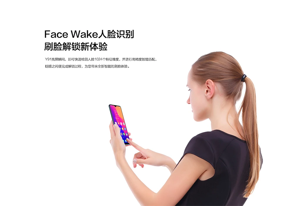 Vivo authorized Vivo Y91 мобильный телефон 4G LTE Android 8,1 MT6762 Восьмиядерный 6," Face Wake AI 3g+ 32G 4030mAh Face Wake мобильный телефон