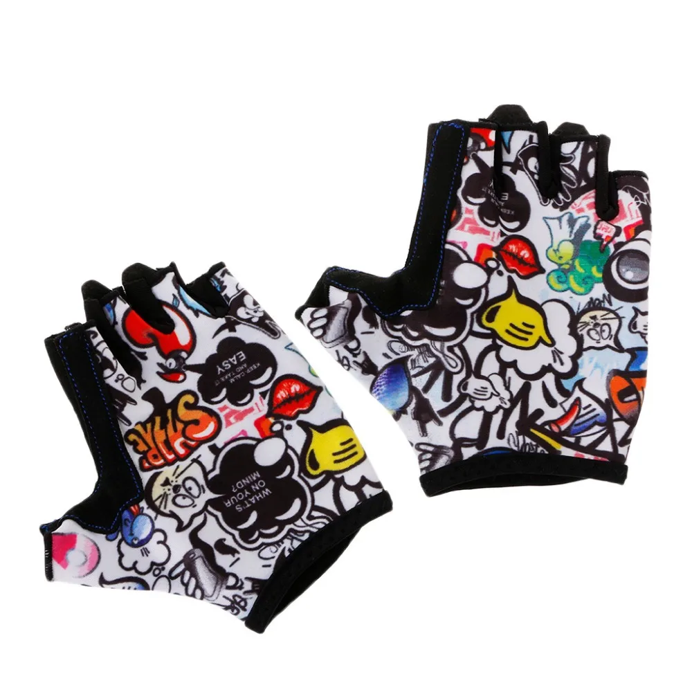 

Promotion Summer Kids Cycling Gloves Half Finger Skate Riding Mountain Bike Outdoor Sports Gloves for Boys and Girls Children