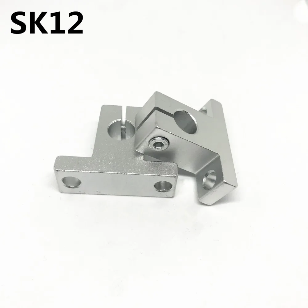 4 шт. SK12 12 мм линейный подшипник рельсовый вал Поддержка XYZ стол CNC маршрутизатор