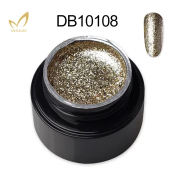 

Molanda UV Gel Shimmer Platinum Soak Off Vernis Semi Permanent Sequins Gel Cured By UV/LED lamp