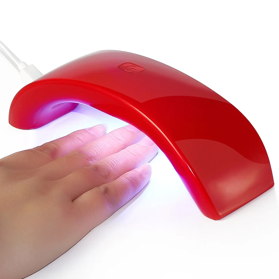 

2018 New Style 12W Quick-Dry LED UV Nail Lamp,Portable Mini Rainbow Shaped USB LED Nail Lamp Curing For UV Gel
