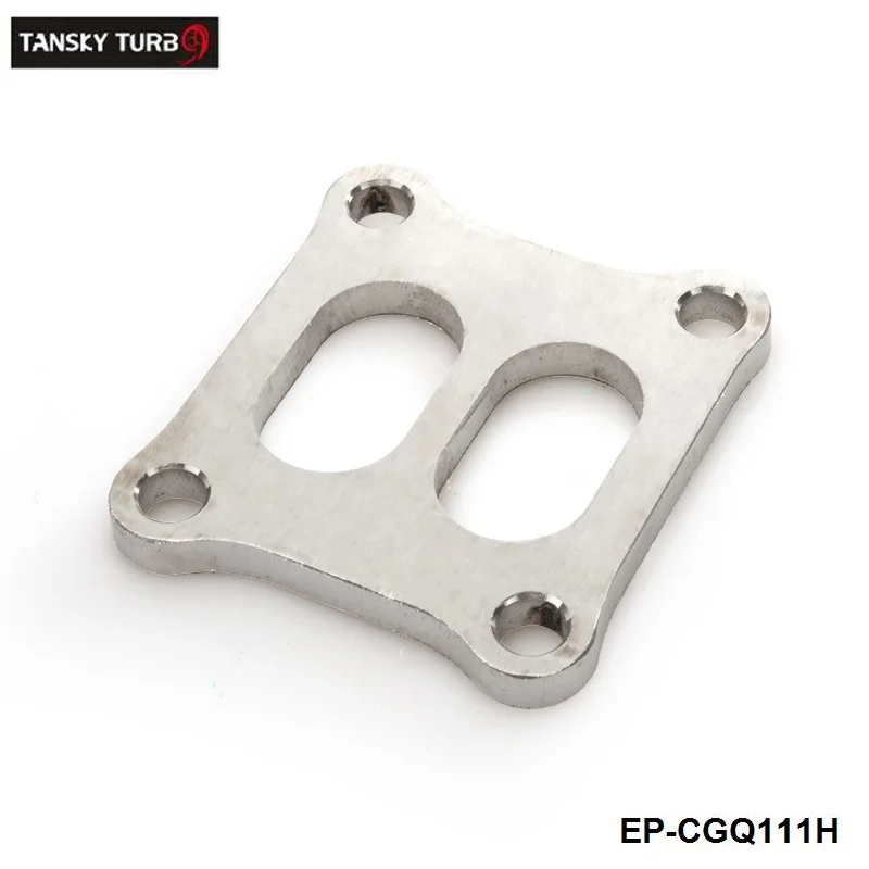 TANSKY - Divided Twin Inlet Turbocharger Flange For Toyota CT26 MR2 Supra 1/2" Weld On EP-CGQ111H