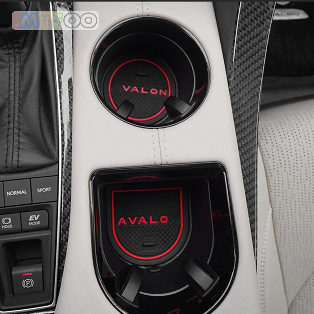 

CAR RUBBER GATE SLOT PAD DOOR GROOVE COVER MATS FOR TOYOTA AVALON 2018 2019 ACCESSORIES CAR-STYLING