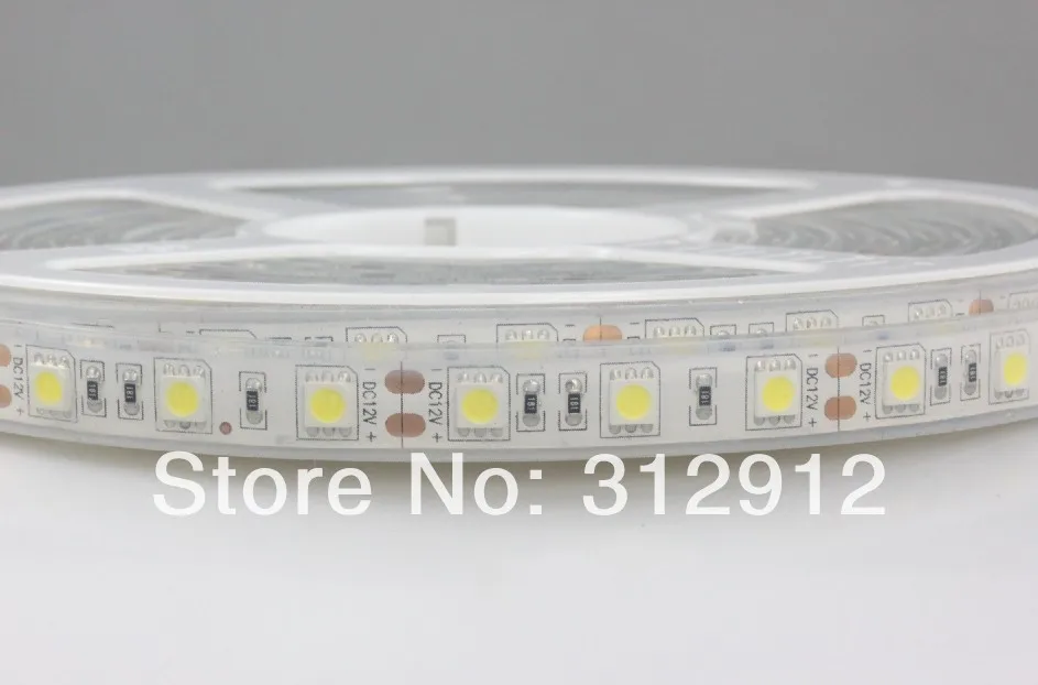 5MLED полоса 5050 SMD 12V гибкий свет 60LED/m 300 светодиодов белый теплый синий зеленый