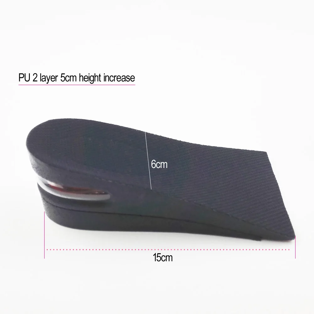 DORISLEN 5 см вставляющиеся до половины стелька для увеличения роста высокие колодки для обуви воздушной подушки унисекс