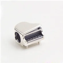 Se adapta a Pandora Pulseras Originales 100% de Plata de ley 925 de Piano Música Granos Europeos Del Encanto de Joyería Al Por Mayor DIY