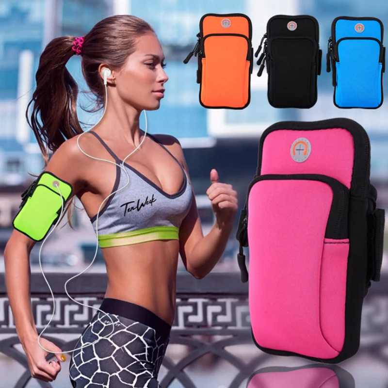 

Doogee S40 5.5 inch Sports Running Waterproof Bag Phone Holder For Doogee Y8 Plus 6.21 inch Mobile Phone Armband Pouch