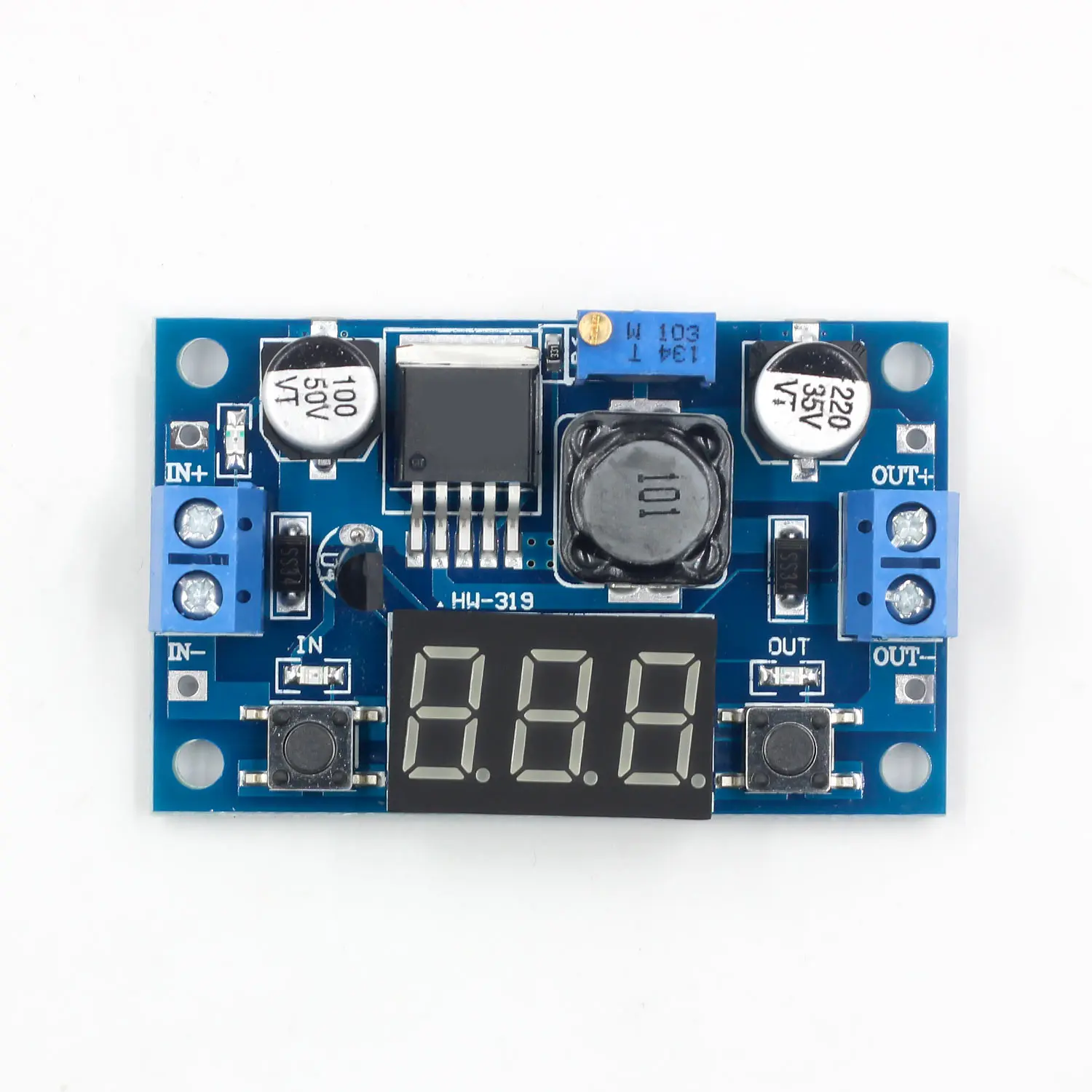 DC понижающий модуль LM2596 DC/DC 4 0 ~ 40V до 1 25 37 V Регулируемый регулятор напряжения со