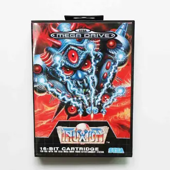 

Truxton Game Cartridge 16 bit MD Game Card With Retail Box For Sega Mega Drive
