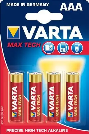 Одного батарею LR3 AAA щелочные MAXTECH VARTA 1,5 V BLx4