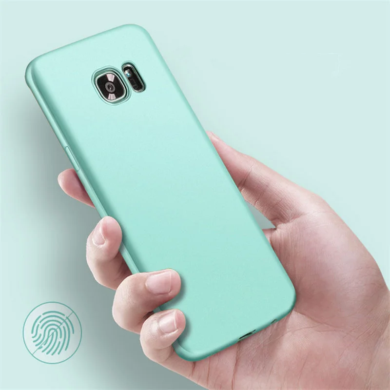 

Case for Samsung Galaxy S7 edge S8 S9 Plus A3 A5 A7 2017 j3 j5 j7 Prime Silicone Cover Soft Gel TPU Matte Phone Cases Bags Coque