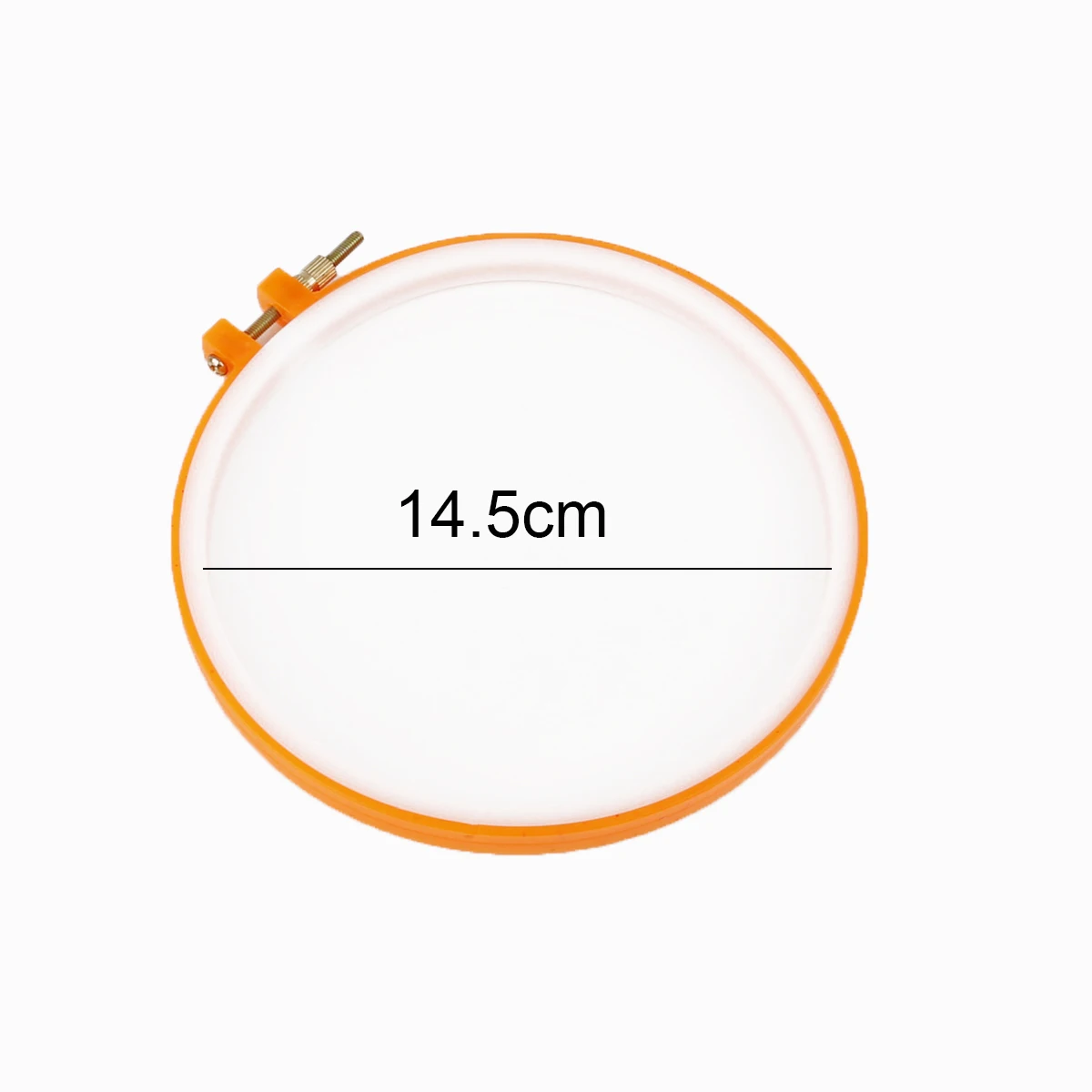 Outer diameter16.2cm Пластиковое удобное устройство для вышивки крестом кольцо-обруч для вышивки акриловая рамка круглый обруч для вышивки инструменты для шитья - Цвет: Outer diameter16.2cm
