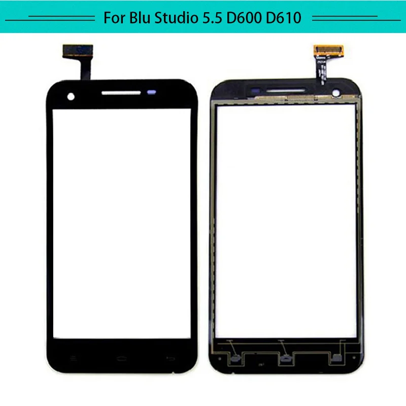 5 шт./лот для BLU Studio D610 D600 сенсорный экран стекло дигитайзер Сенсорная панель