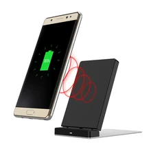 Быстрая Зарядка Qi Беспроводной Зарядное устройство Pad для Samsung Galaxy S8 плюс S7 S6 Примечание 8 быстро Беспроводной Подставка для зарядки